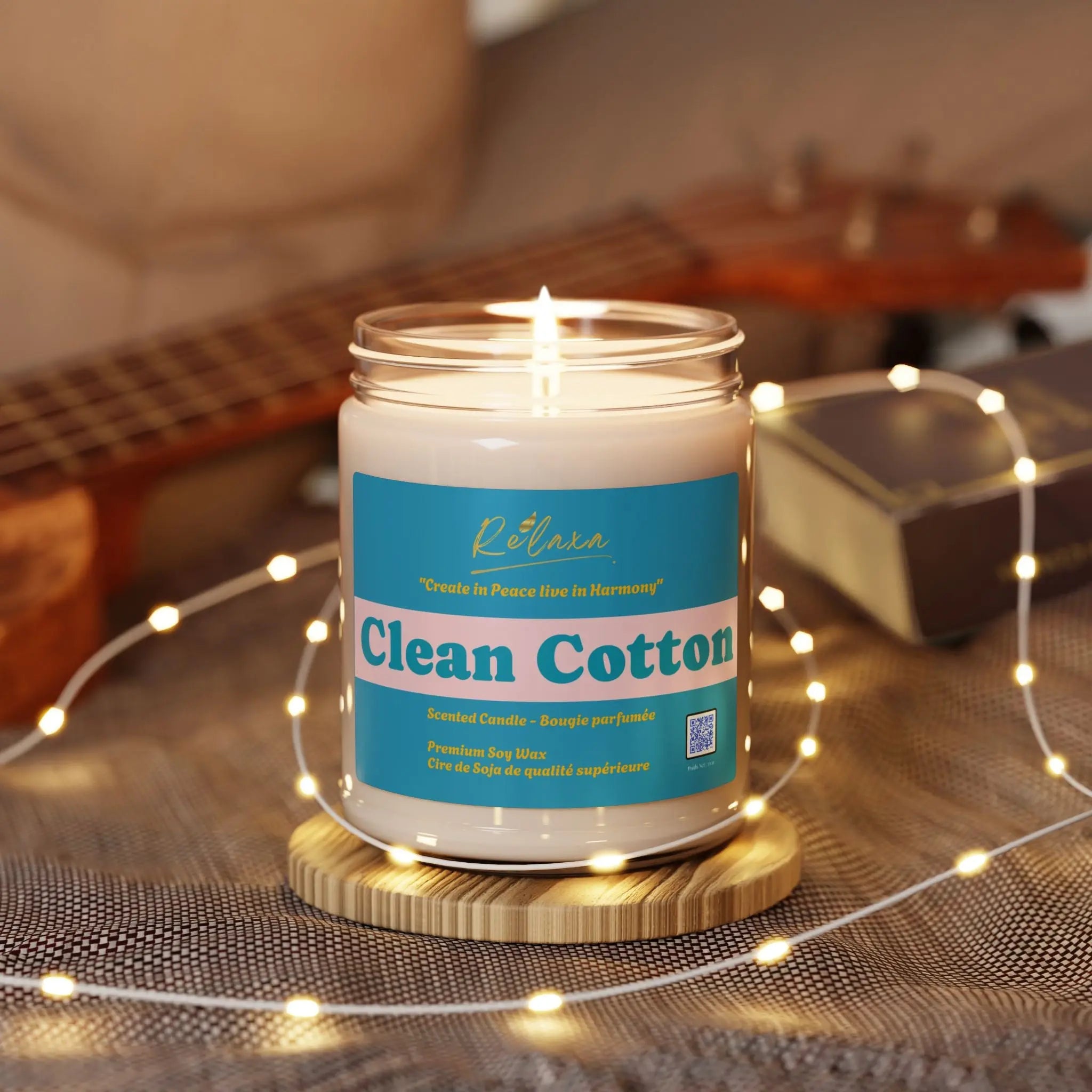 Clean Cotton Scented Candle Printify
