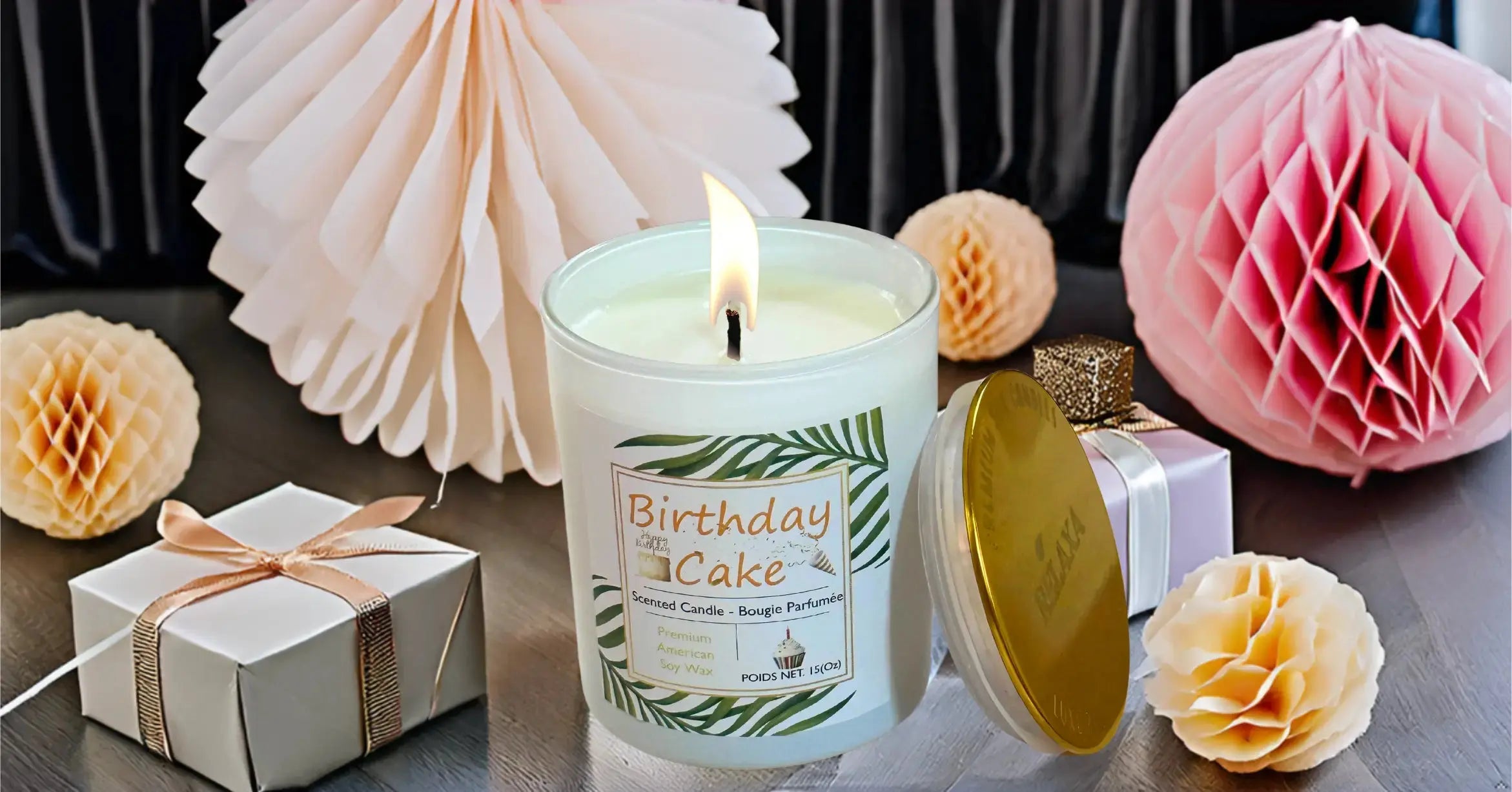 BIRTHDAY CAKE CANDLE 15oz My Store