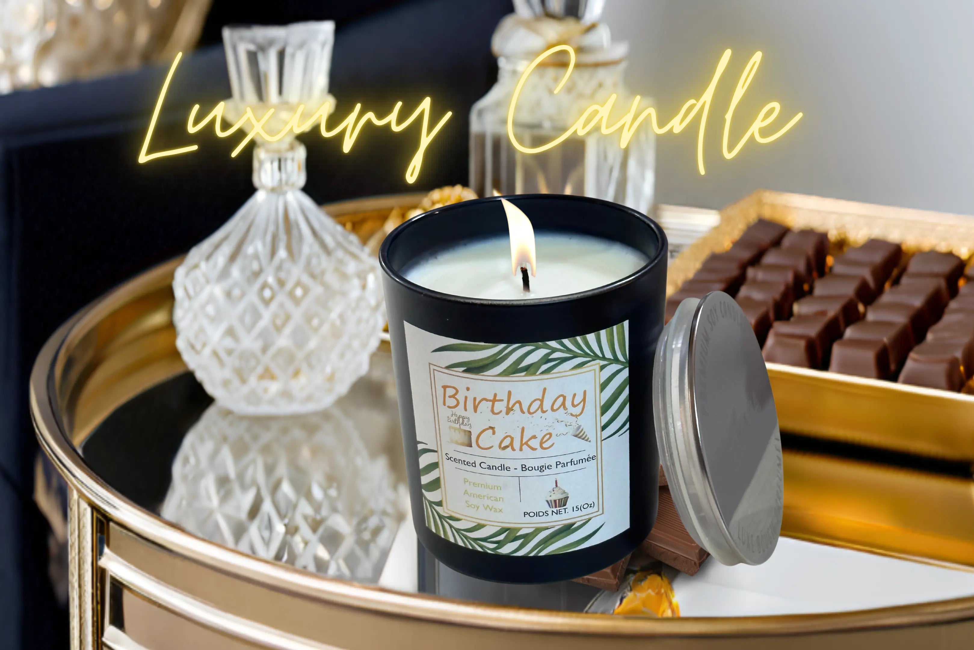 BIRTHDAY CAKE CANDLE 15oz My Store