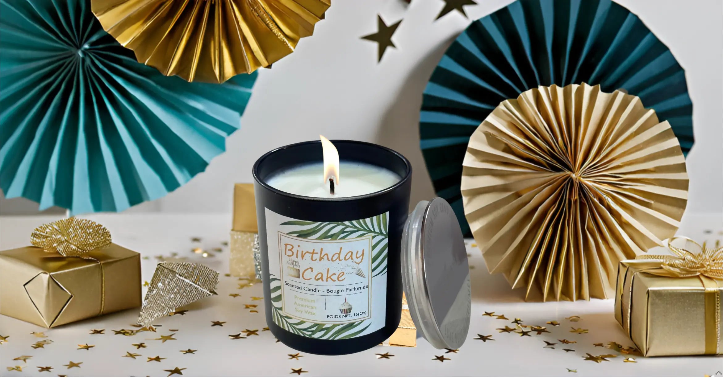 BIRTHDAY CAKE CANDLE 15oz My Store