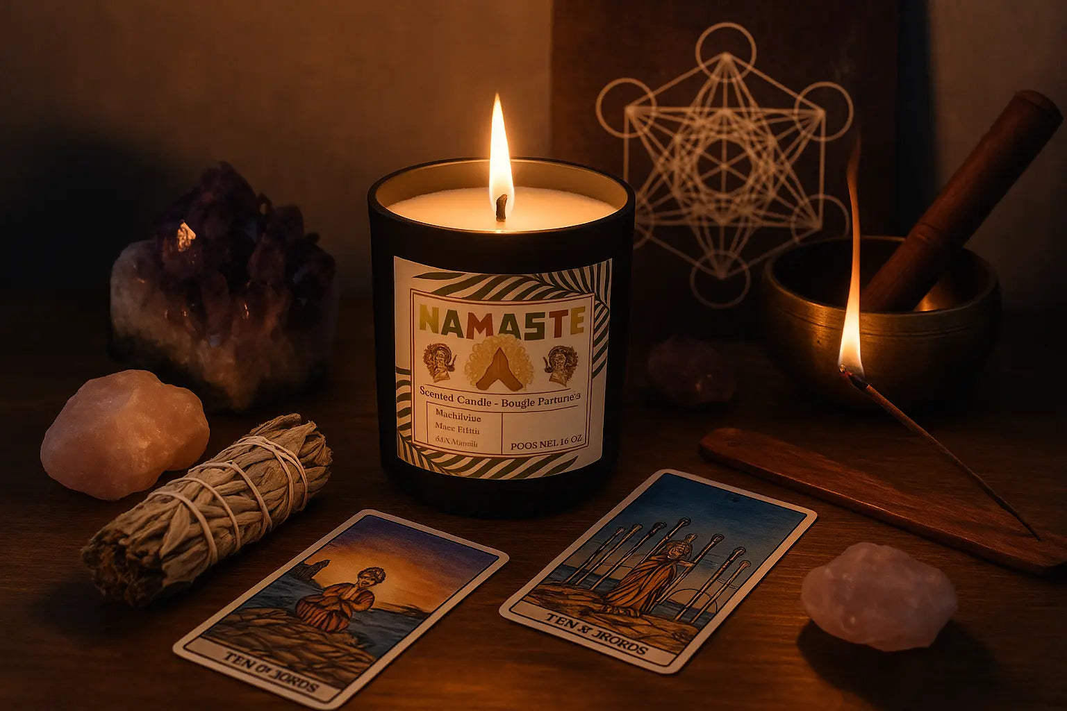 Namaste scented candle 15oz My Store