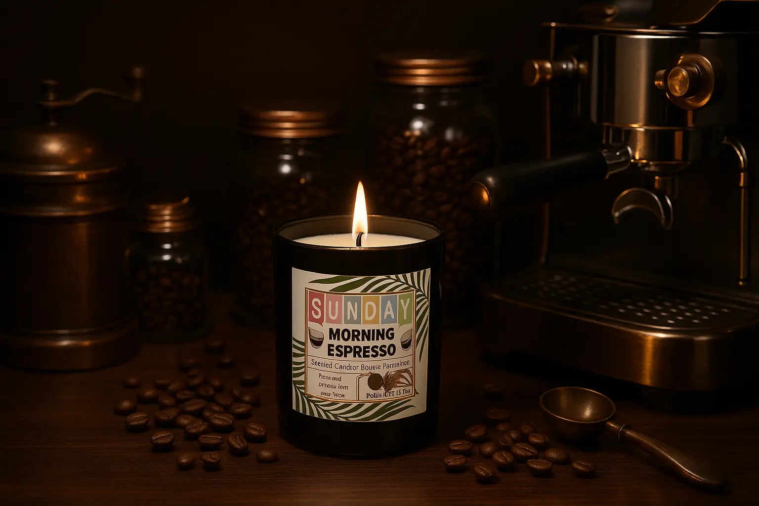 Sunday morning espresso candle 15oz My Store
