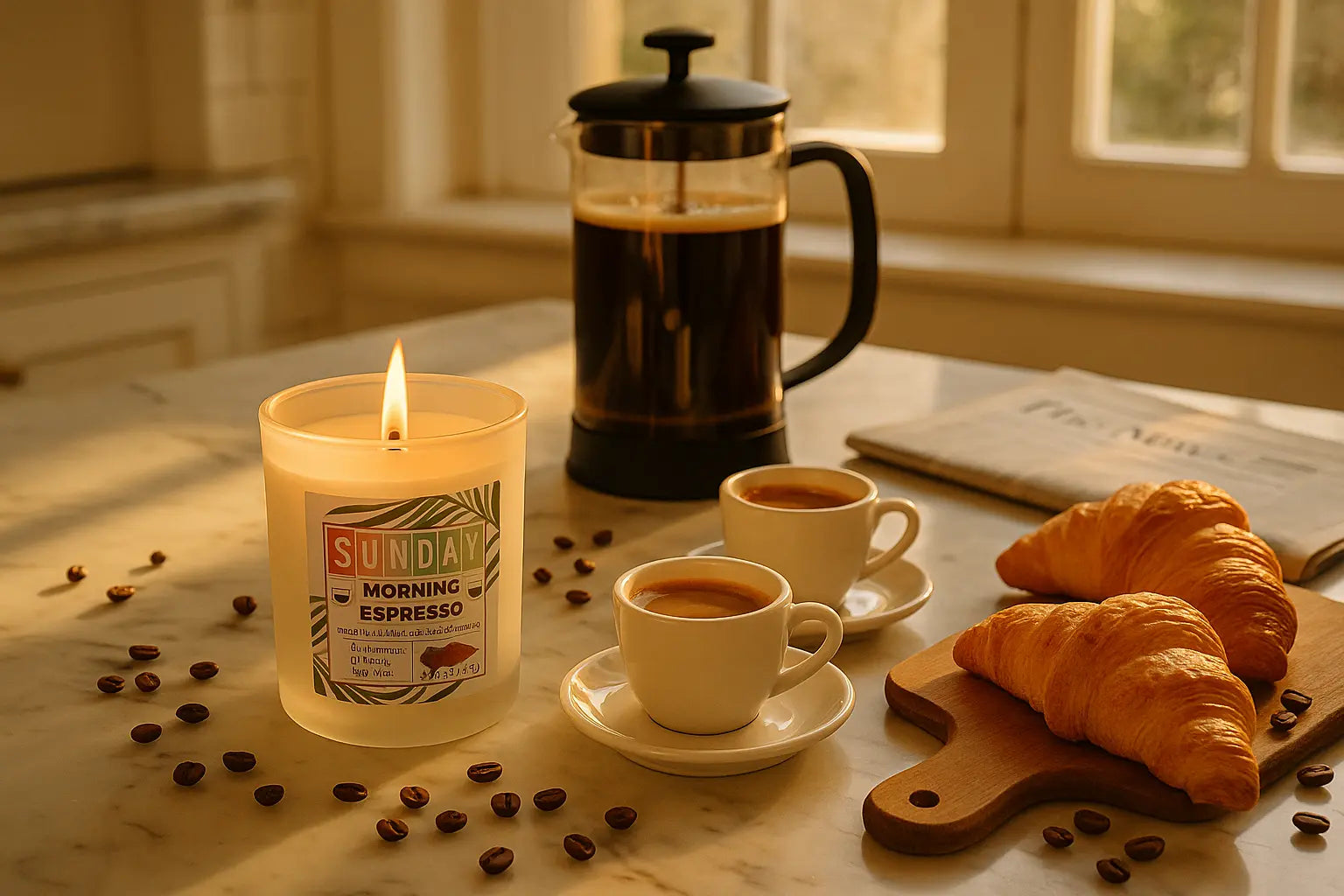 Sunday morning espresso candle 15oz My Store