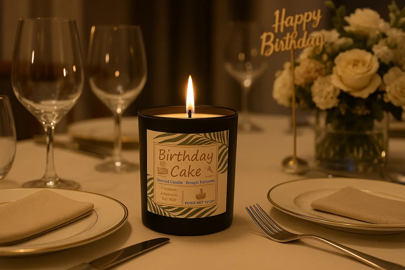 Super birthday cake candle 15oz My Store