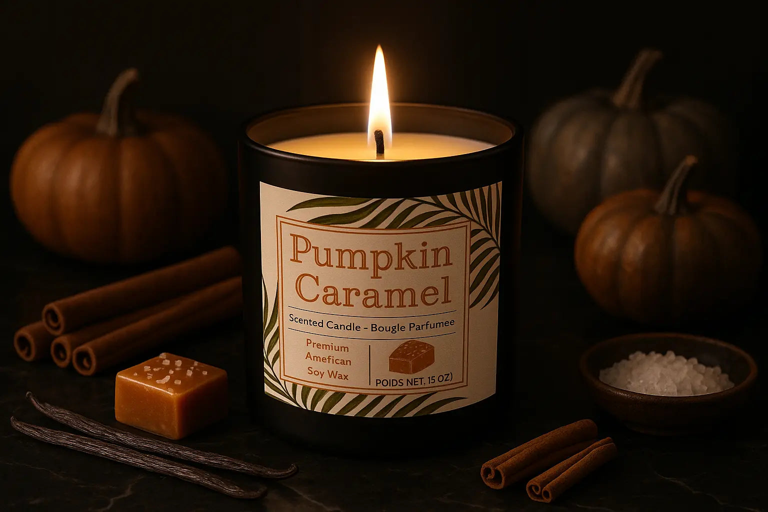 Pumkin caramel candle 15oz My Store