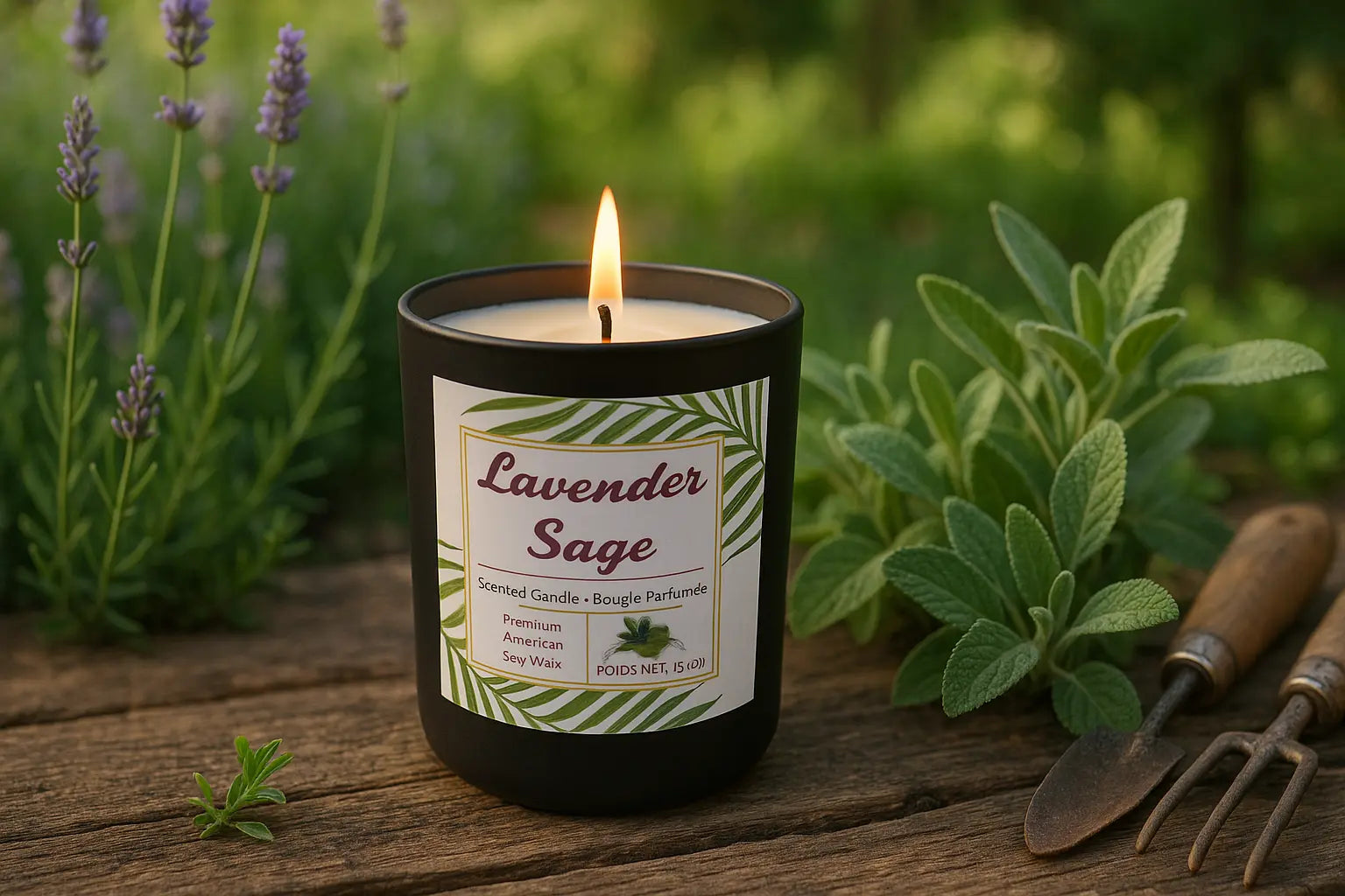 Lavender sage candle 15oz My Store
