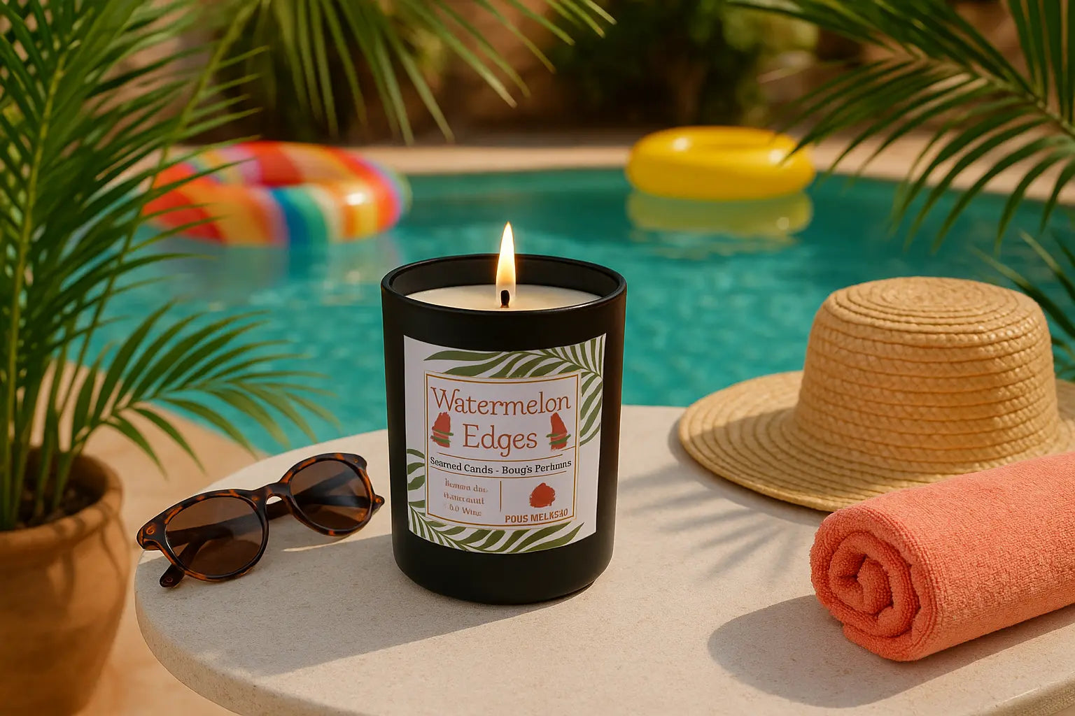 Fresh watermelon candle 15oz My Store