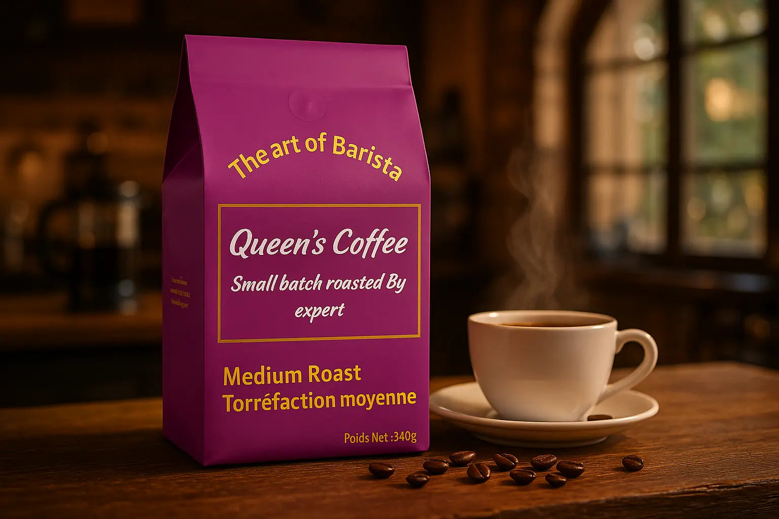 Queen's Coffee Blend (Medium Roast) Relaxa Candle Canada