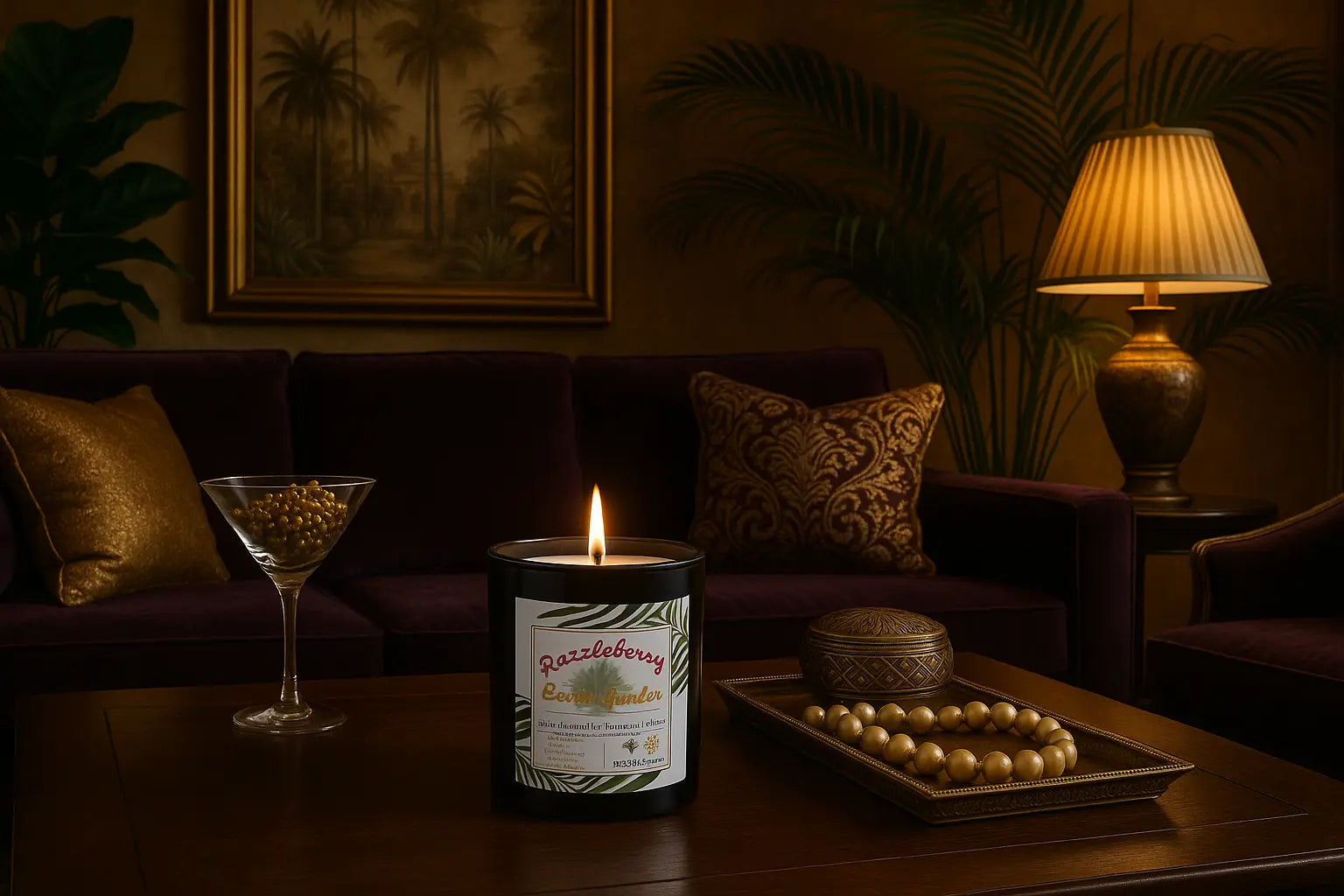 Razzleberry candle 15oz exotic garden My Store