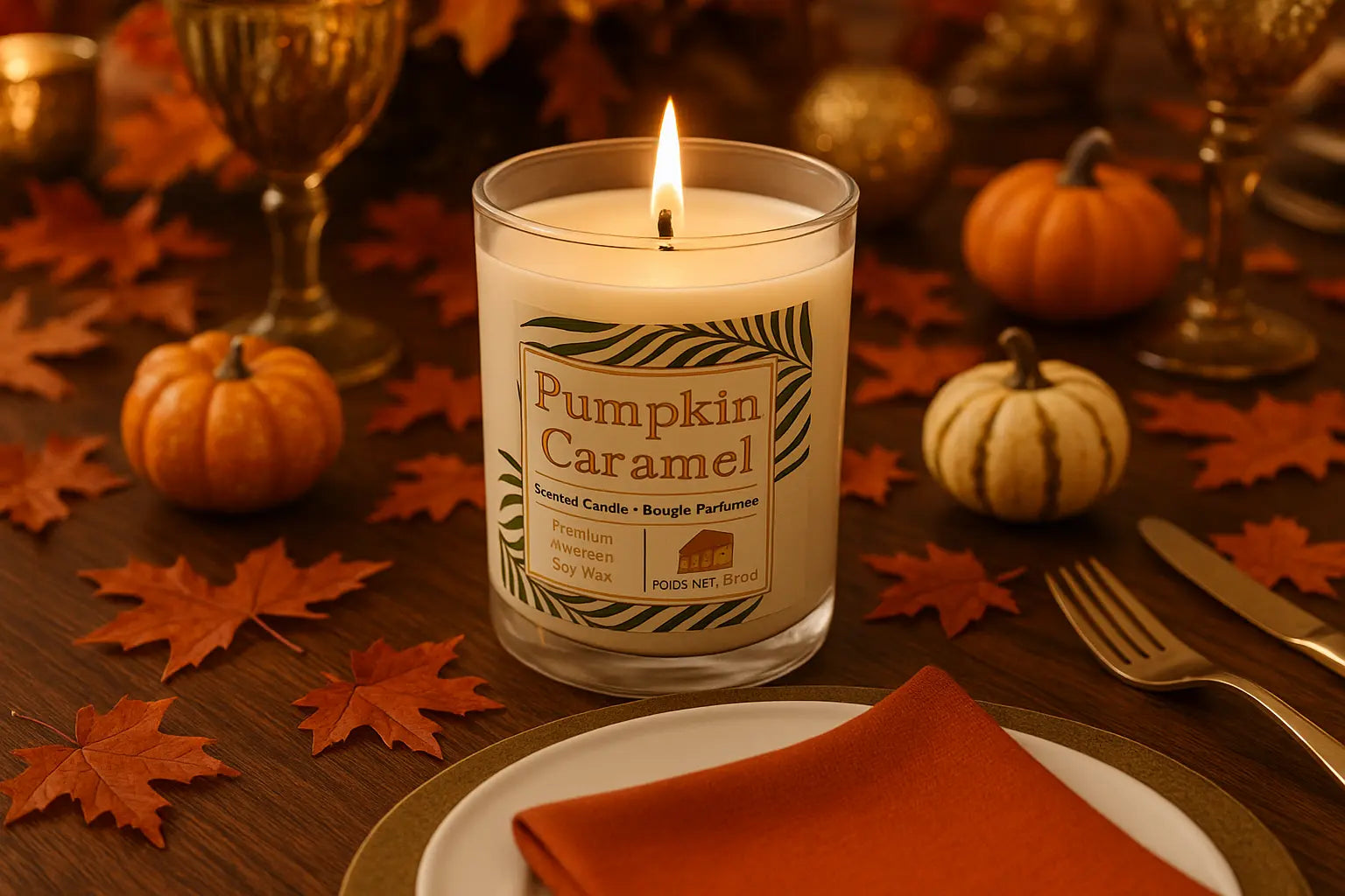 Pumkin caramel candle 15oz My Store