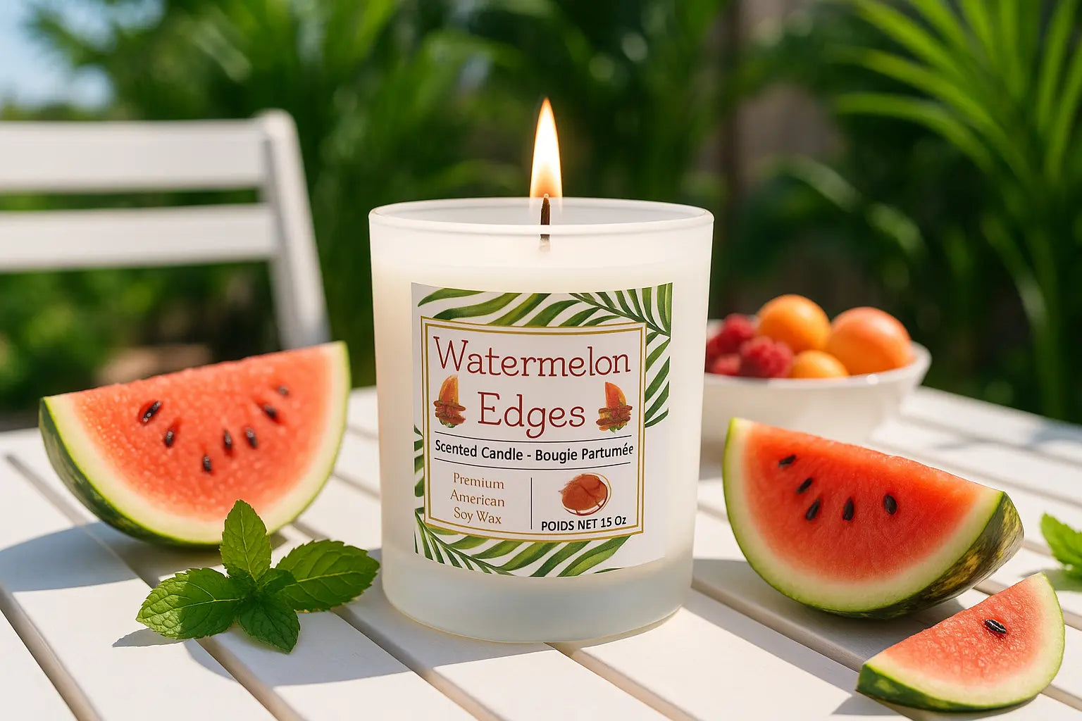 Fresh watermelon candle 15oz My Store