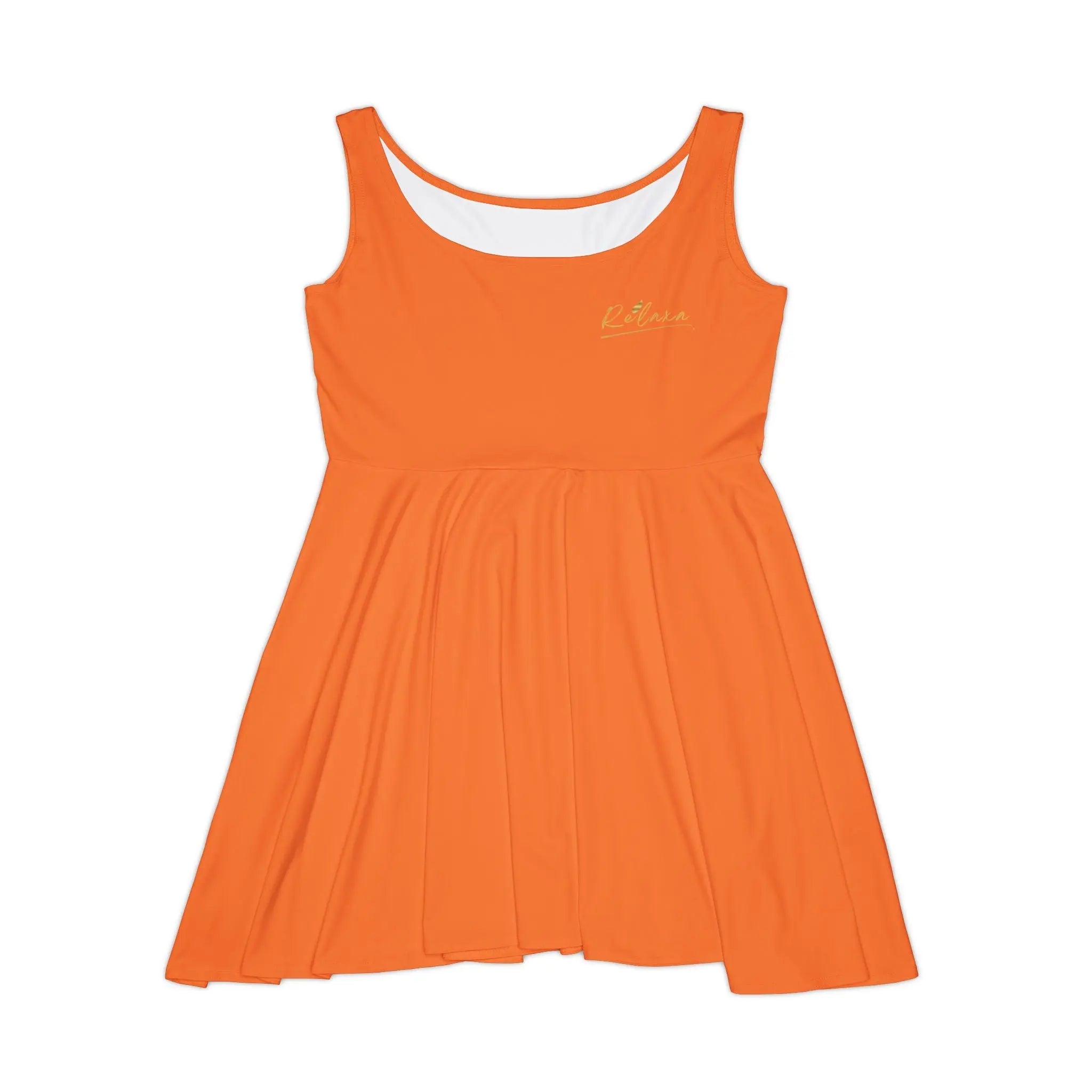 Chic Women&#039;s Skater Dress - Elegant White Casual Style Printify
