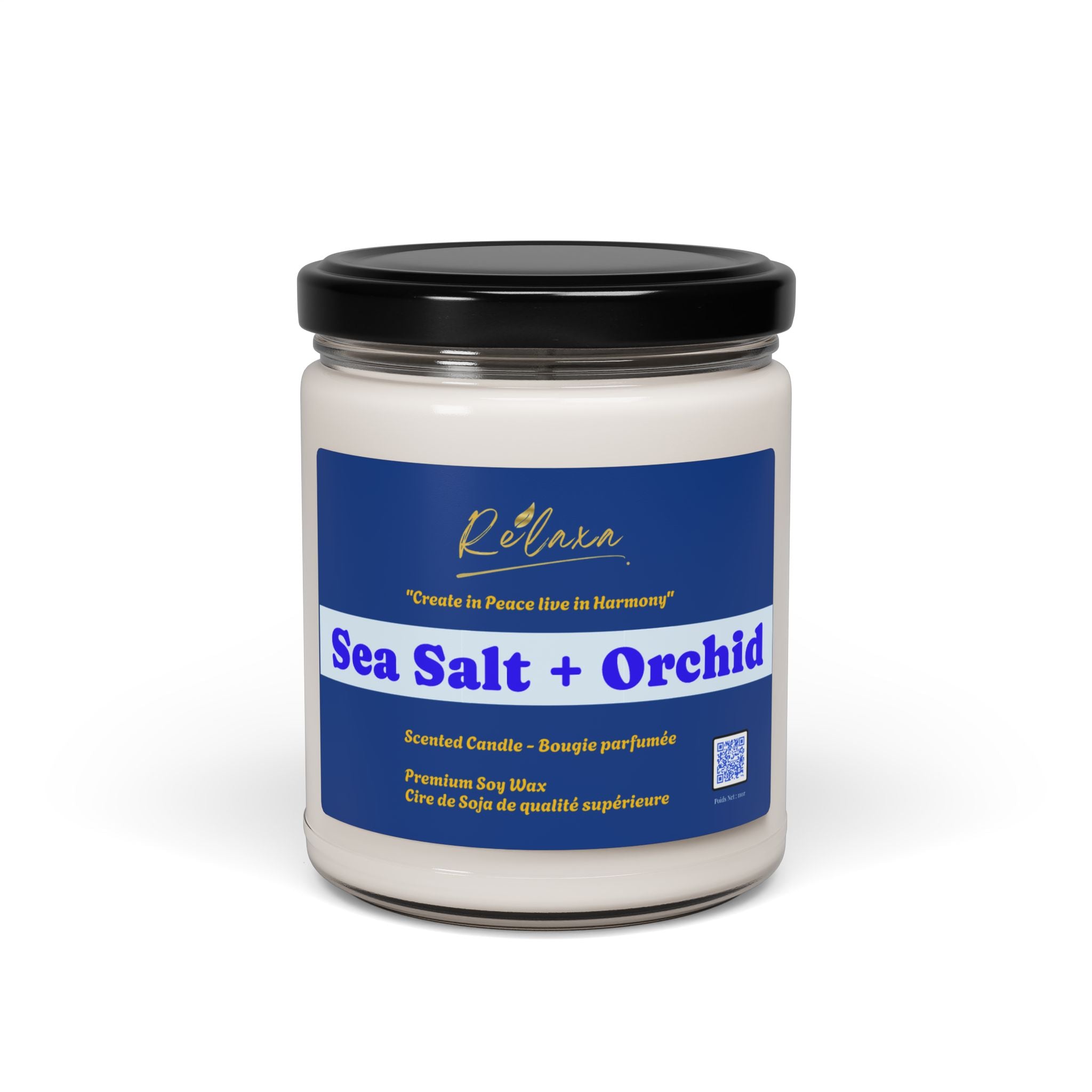 Relaxa Sea Salt + Orchid Candle