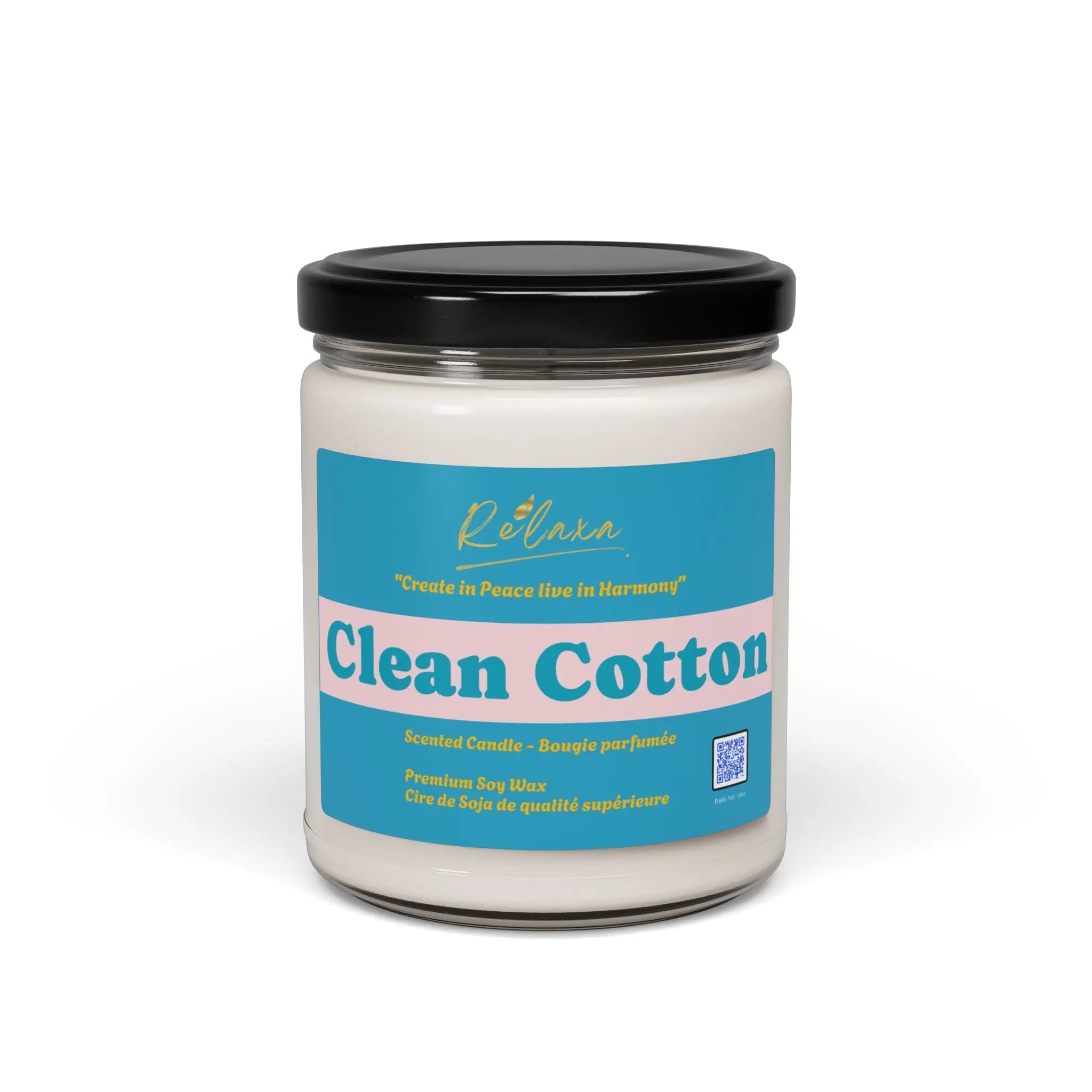 Clean Cotton Scented Candle Printify