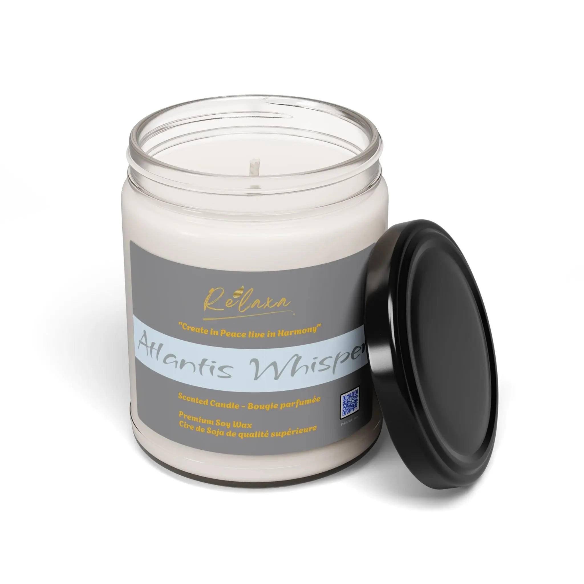 Atlantis Whisper Scented Candle By Relaxa Printify