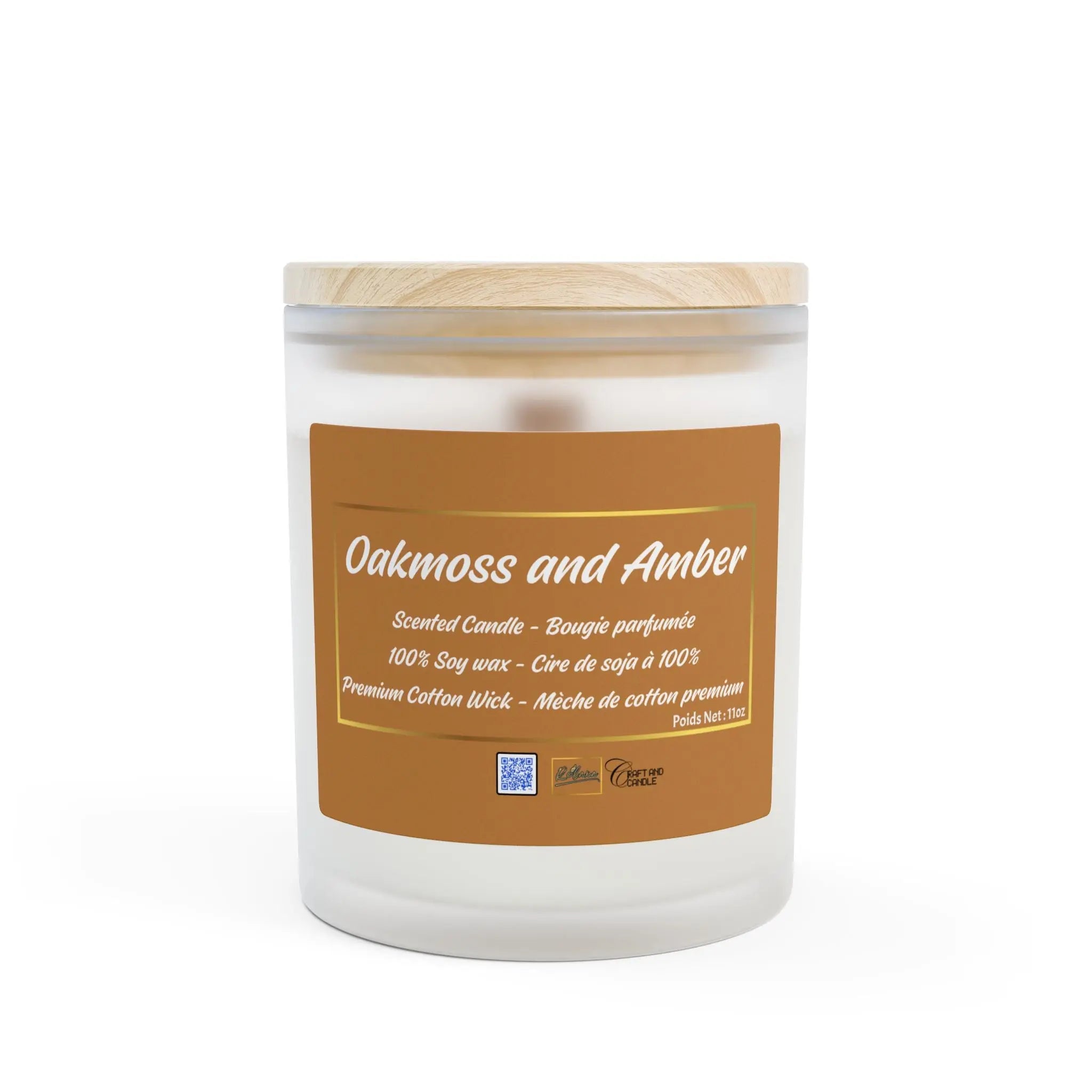 Oakmoss and Amber Scented Candle Relaxa Candle Canada