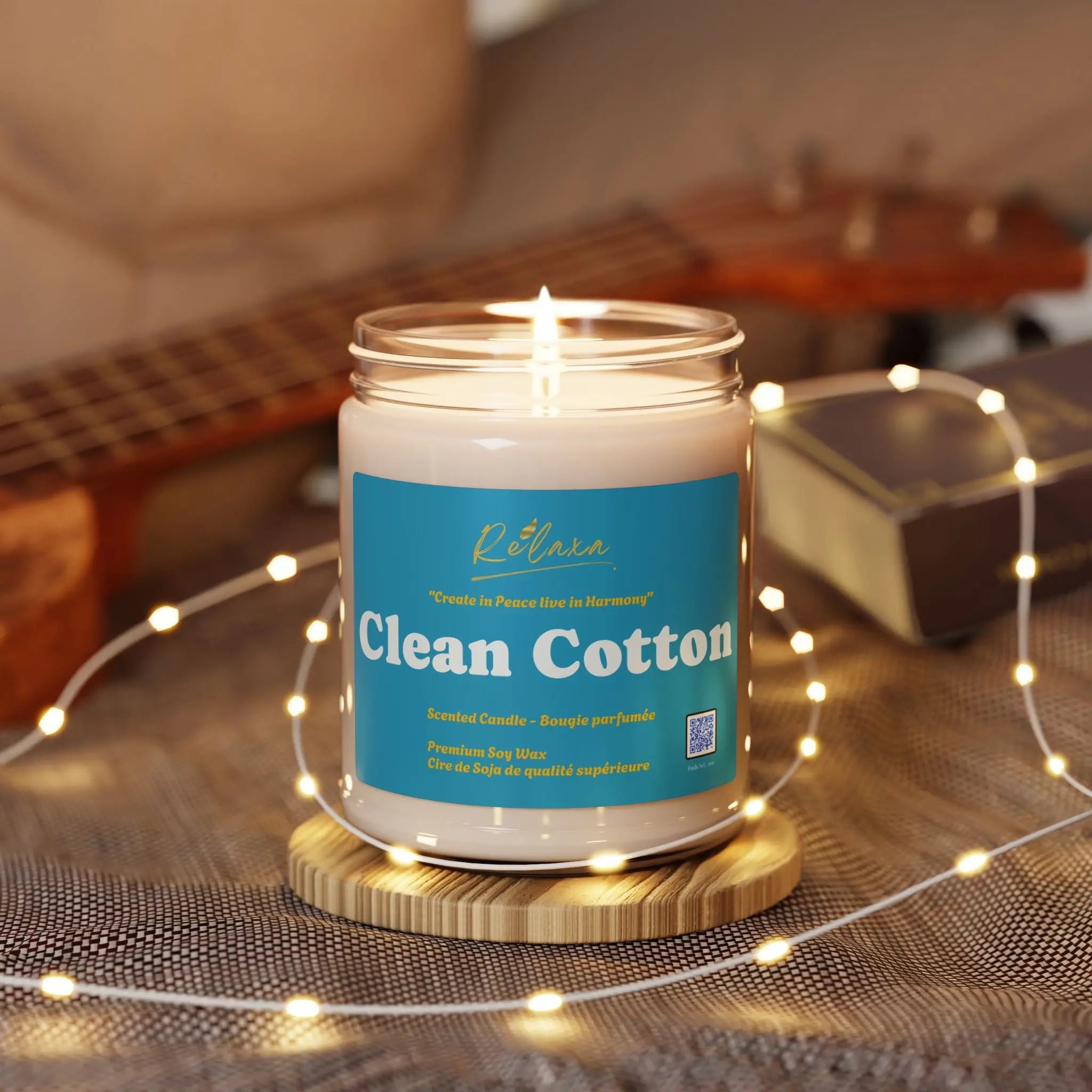 Clean Cotton Scented Candle Printify