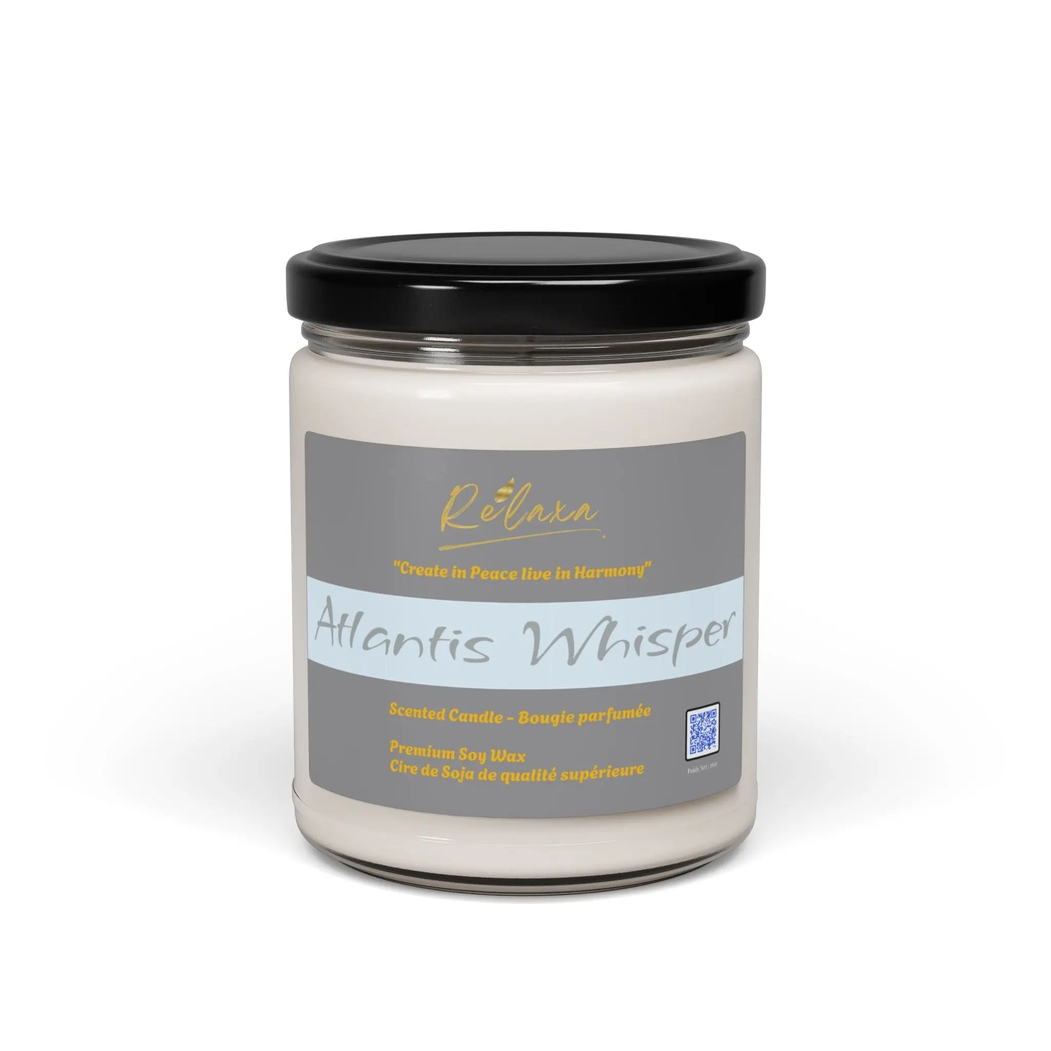 Atlantis Whisper Scented Candle By Relaxa Printify