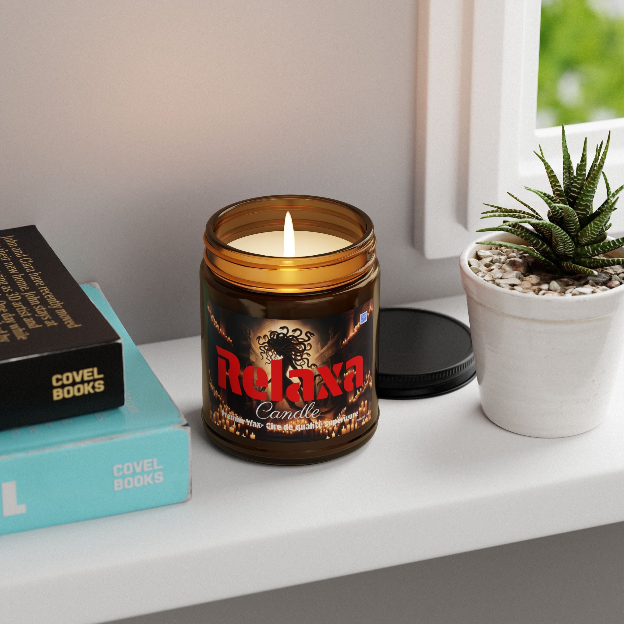 Relaxa Scented Soy Candle - Relaxing Ambiance for Self-Care