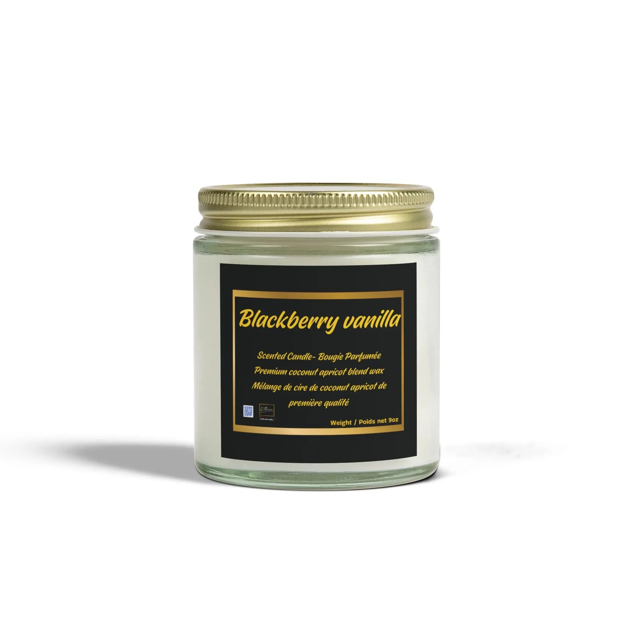 Candle Set - Blackberry Vanilla Scented Candles, 4oz & 9oz Relaxa Candle Canada