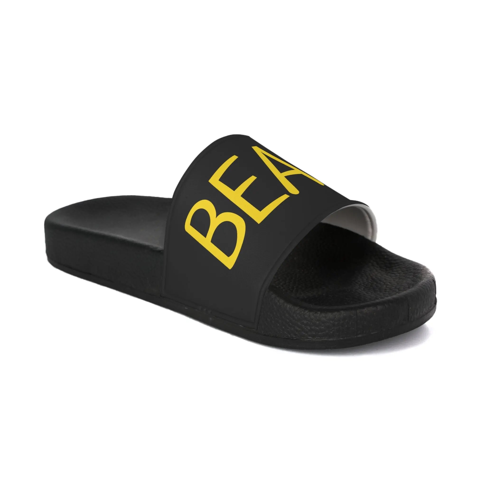 Men's Slide Sandals - Bold 'RELAX BOSS' Design for Summer Comfort Printify