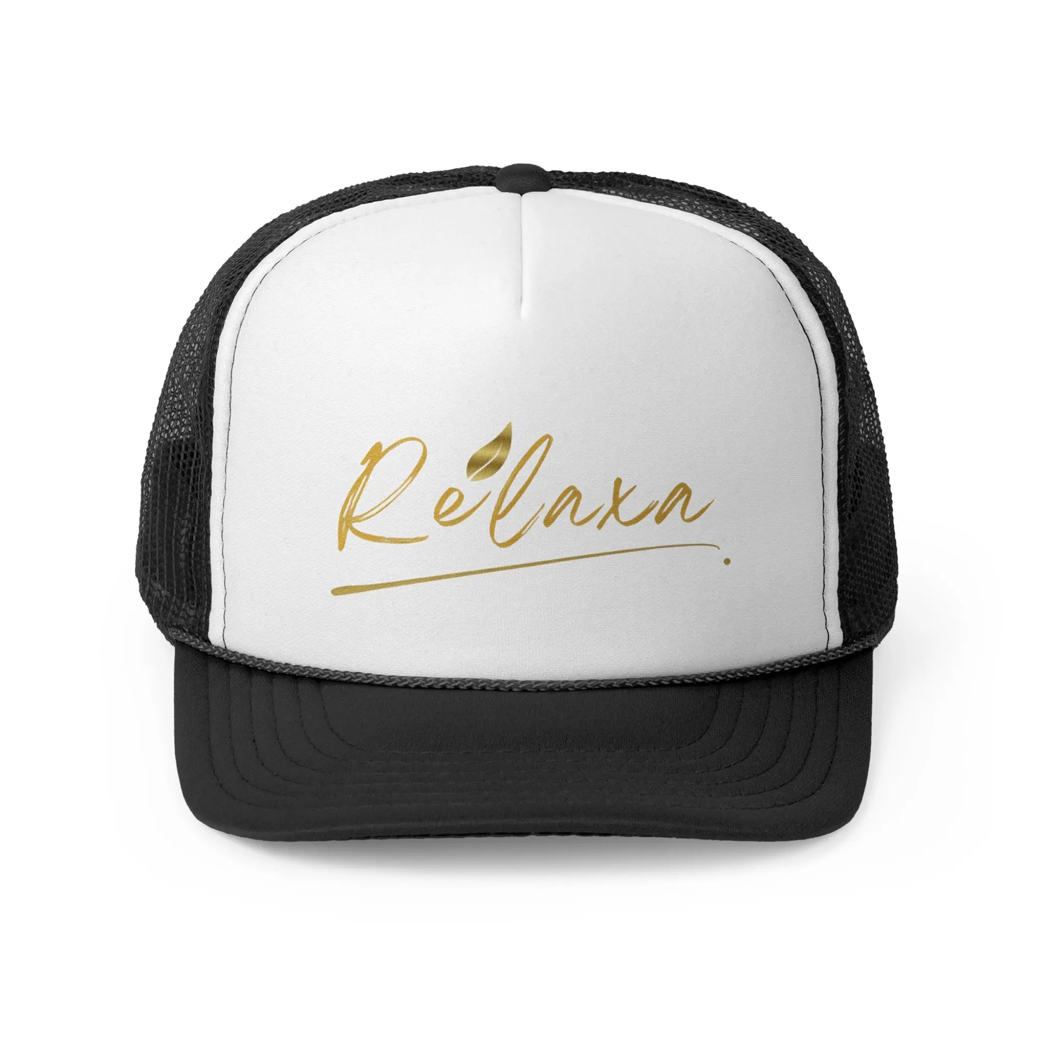 Relaxa Trucker Cap - Powered by Google, Perfect Gift for Tech Lovers Printify