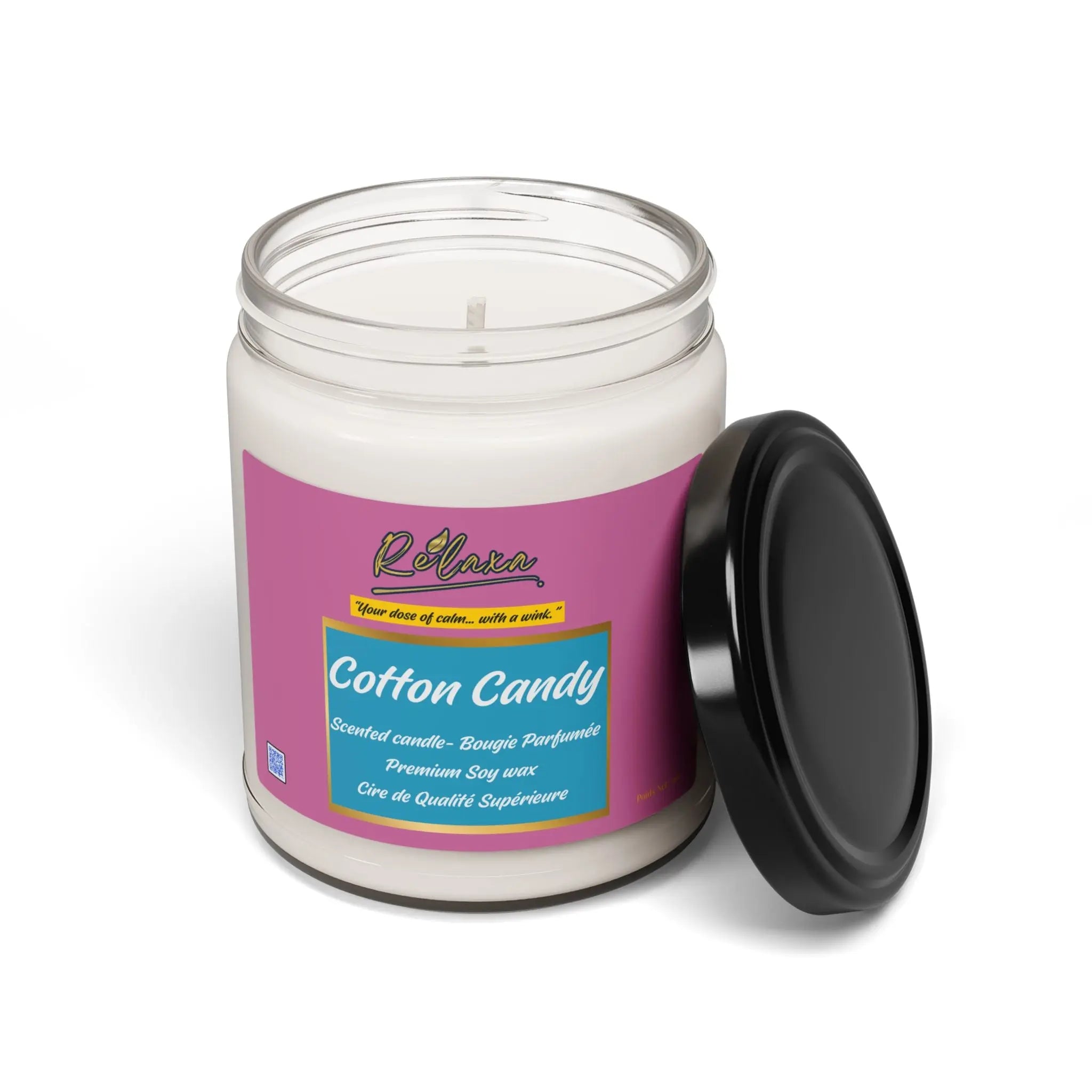 Cotton Candy Scented Candle Printify