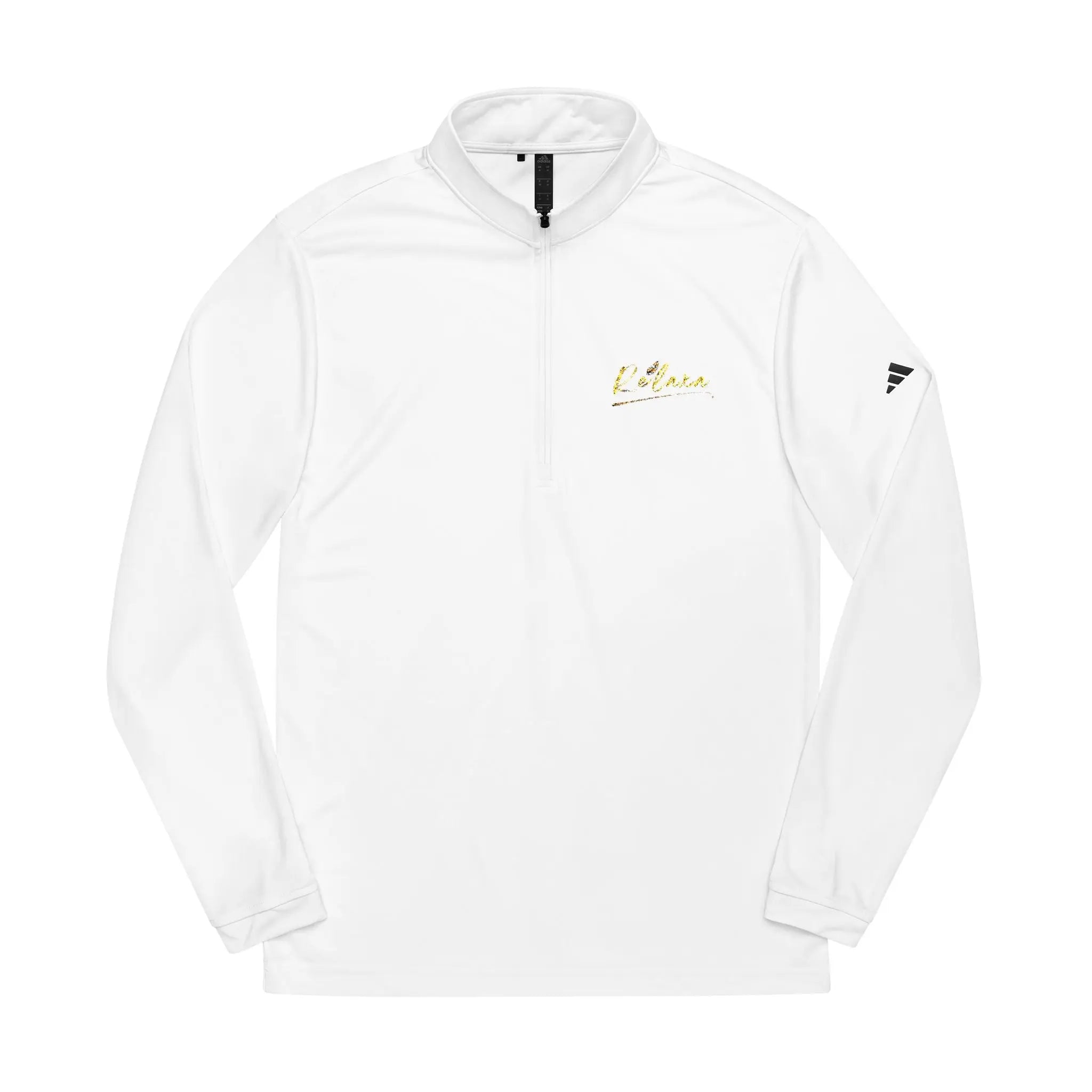 Relaxa adidas® Quarter-Zip Pullover with Embroidery - Premium Activewear for Athletes & Fitness Enthusiasts Printify