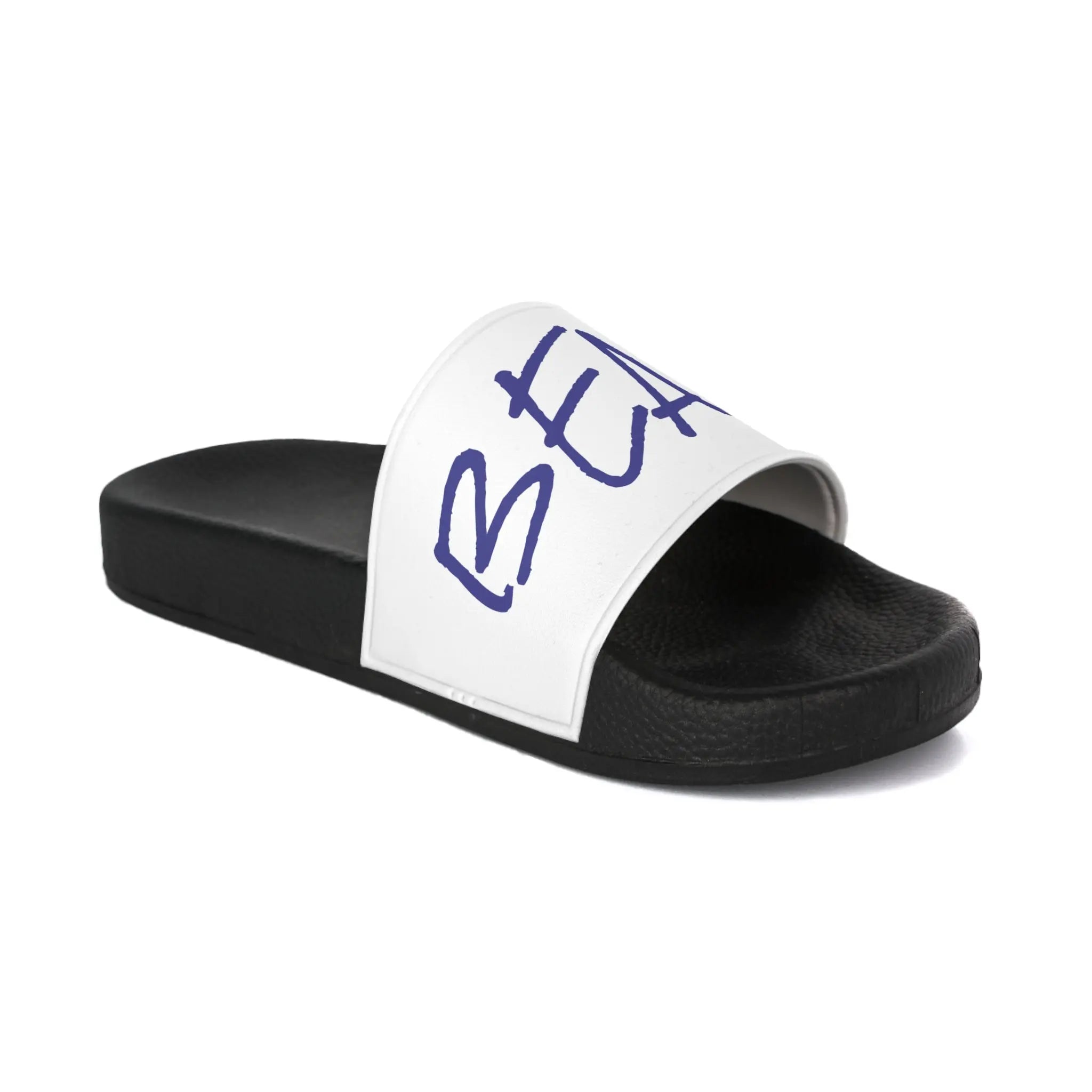 Men's Slide Sandals - Bold 'RELAX BOSS' Design for Summer Comfort Printify