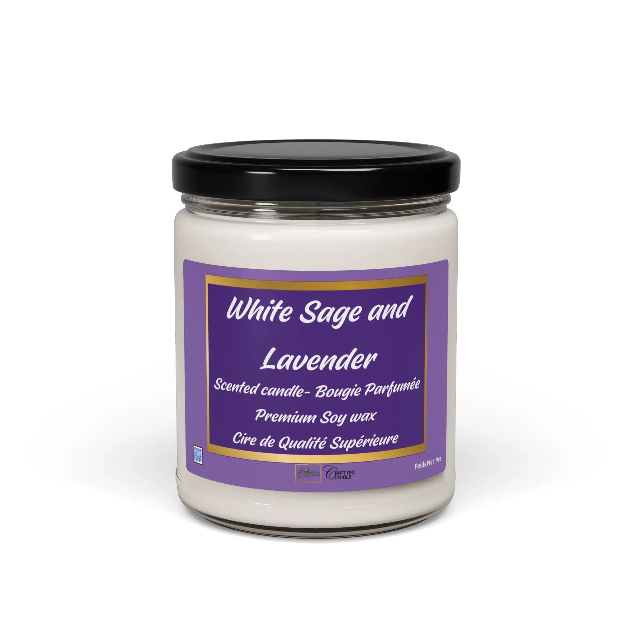 Soy Candle - White Sage and Lavender Relaxa Candle Canada