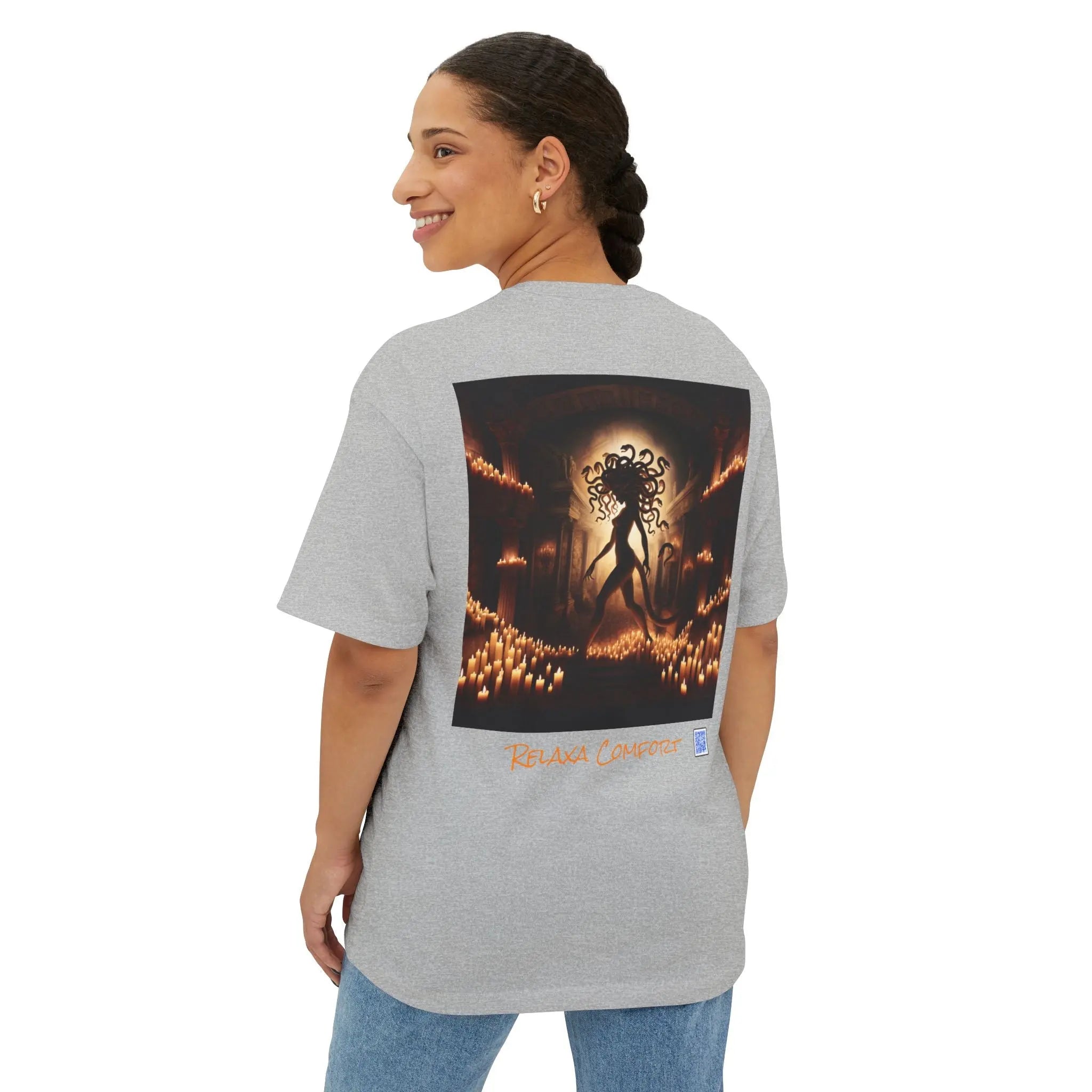 T-shirt surdimensionné Mystical Medusa - T-shirt graphique unisexe pour les amateurs d'art