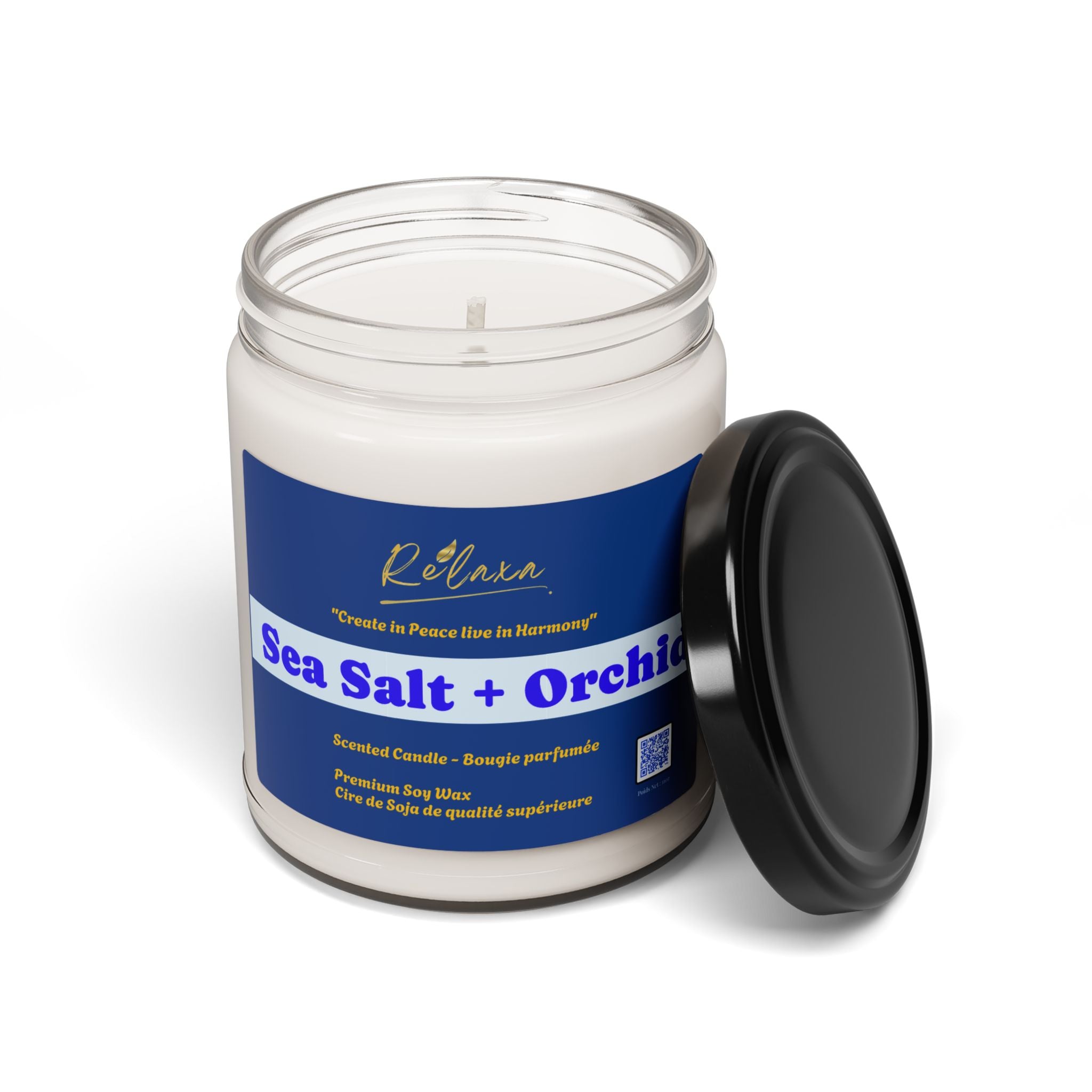 Relaxa Sea Salt + Orchid Candle