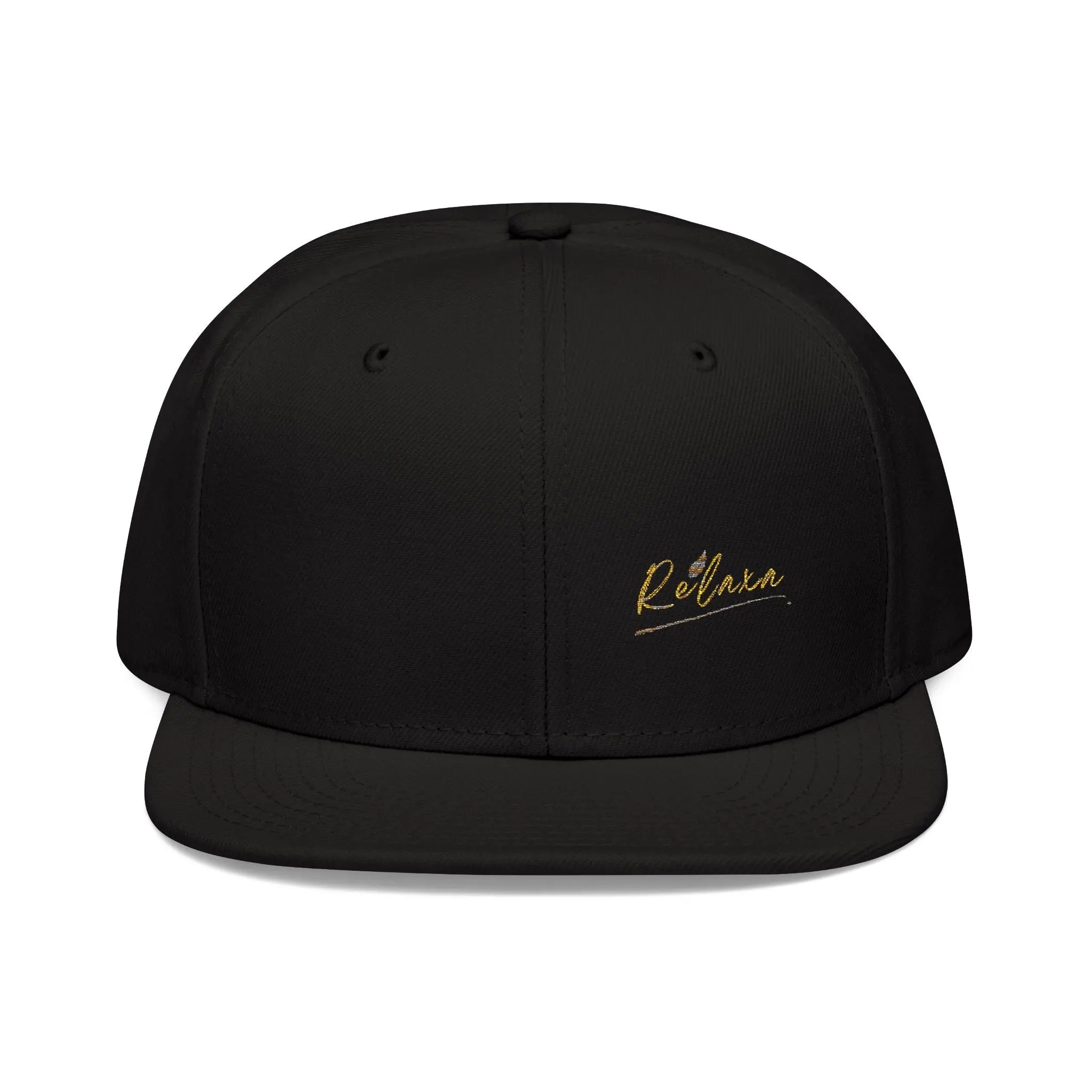 Relaxa Embroidered Snapback Cap - Casual Style Hat for Relaxation Lovers Printify