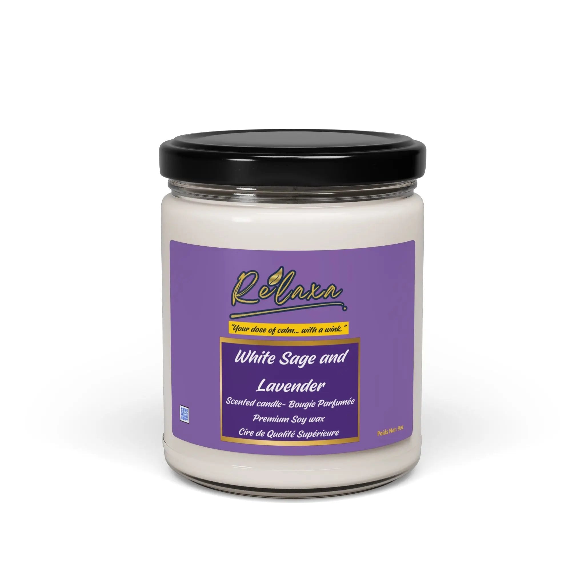 Soy Candle - White Sage and Lavender Printify