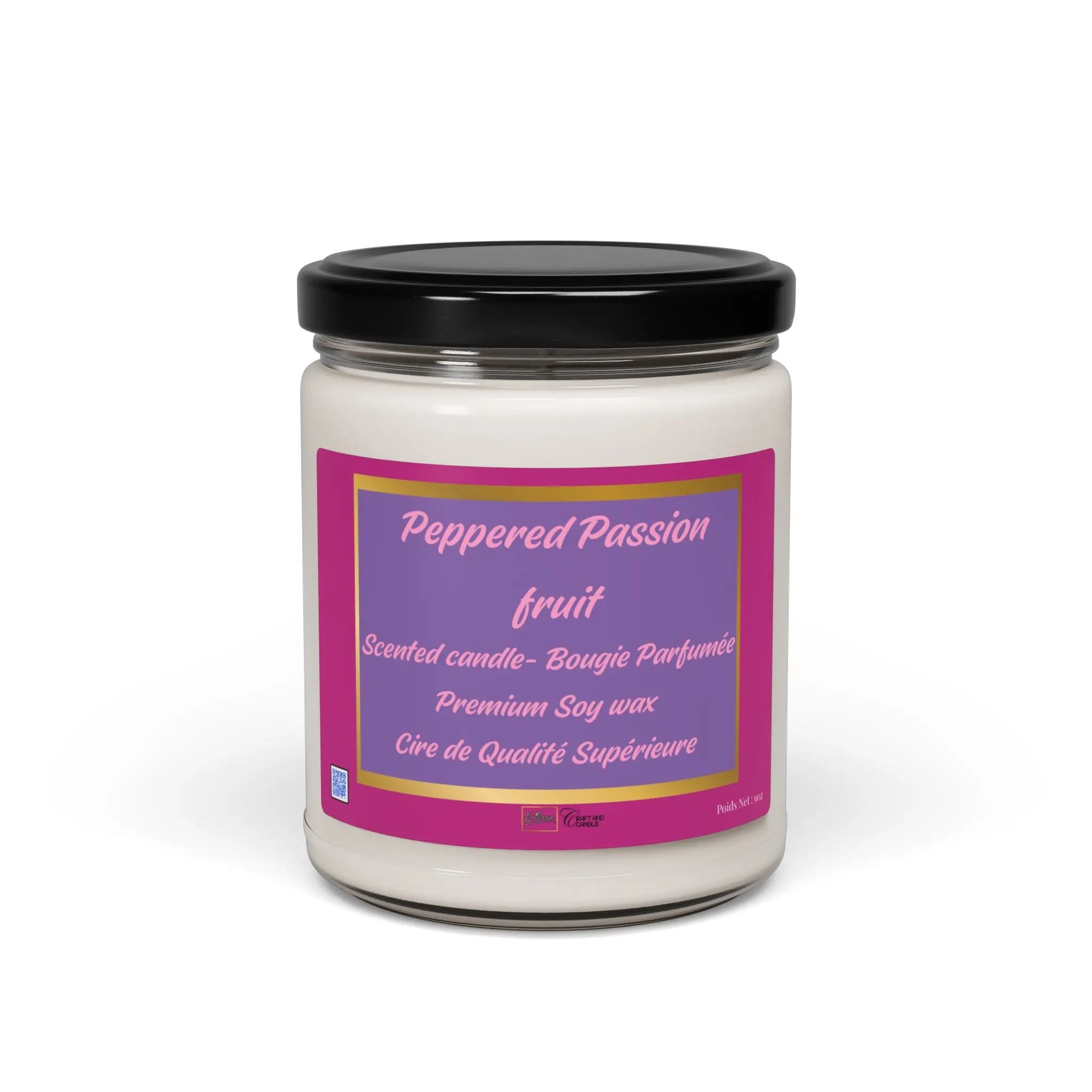 Scented Candle, Peppered Passion fruit, 9oz by Relaxa Relaxa Candle Canada