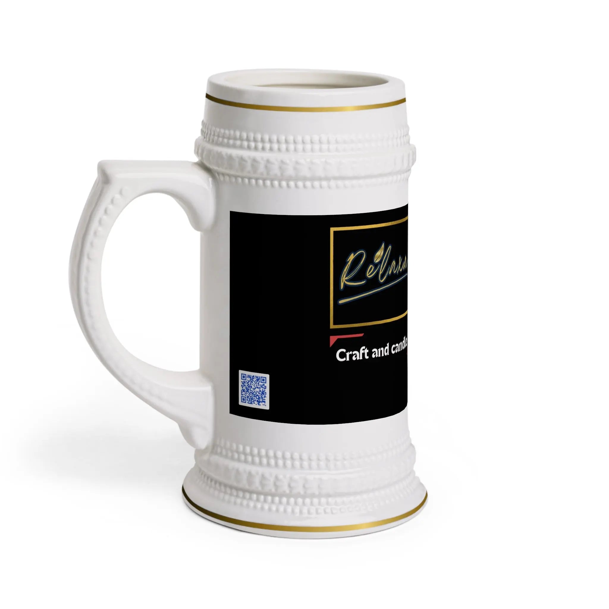 Elegant Stein Mug - Perfect for Beer Lovers and Celebrations Printify