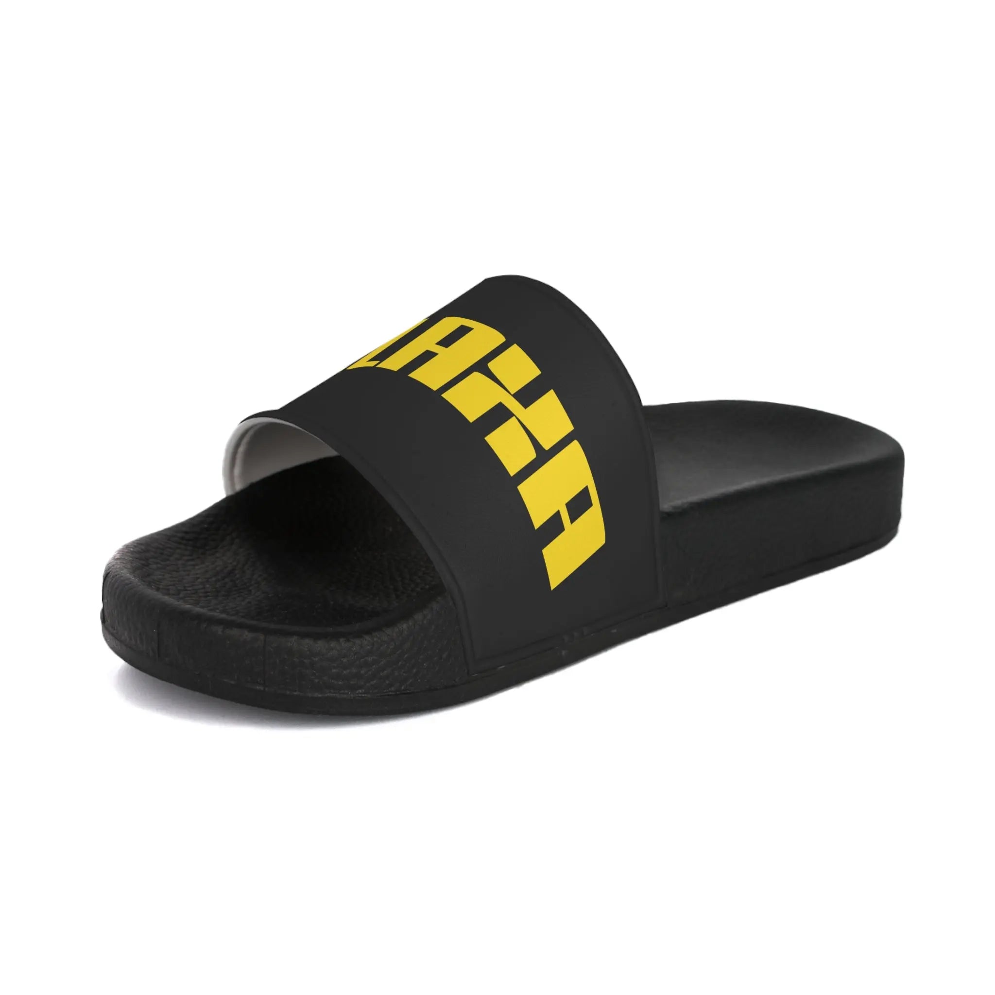 Men's Slide Sandals - Bold 'RELAX BOSS' Design for Summer Comfort Printify