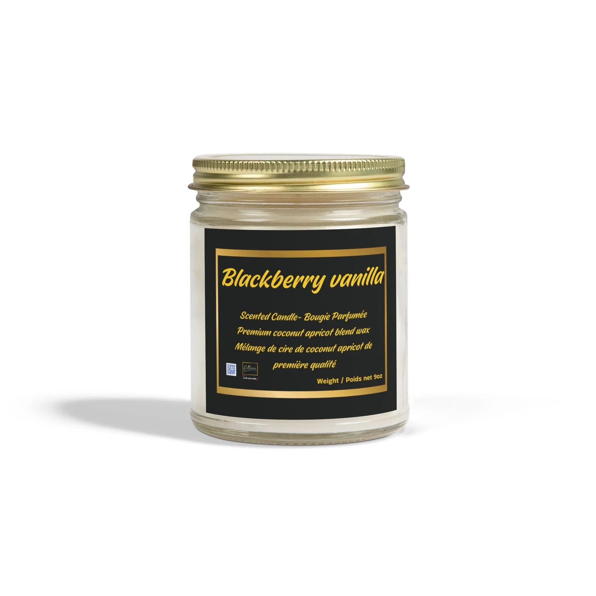 Candle Set - Blackberry Vanilla Scented Candles, 4oz & 9oz Relaxa Candle Canada