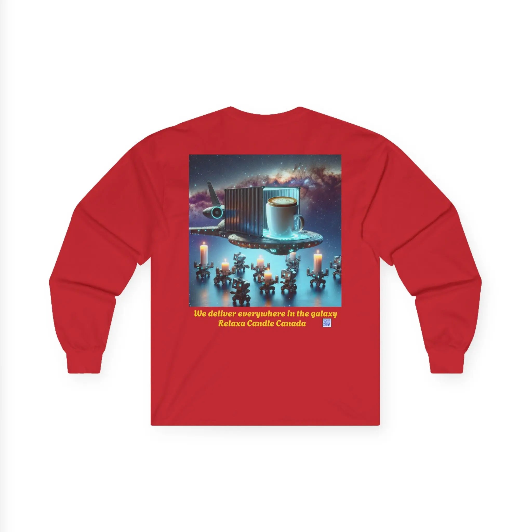 Relaxa Galaxy Unisex Ultra Cotton Long Sleeve Tee Printify