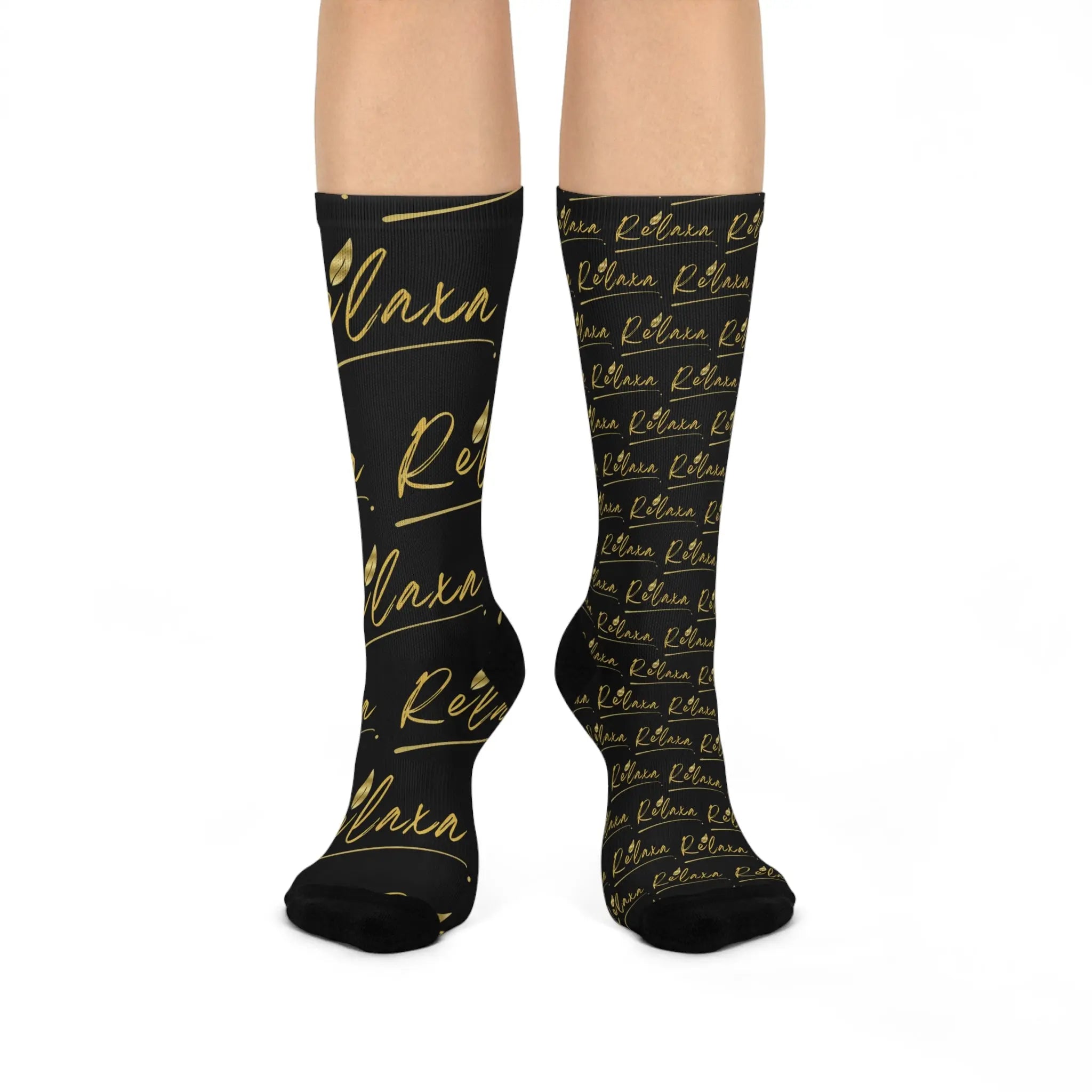 Copy of Relaxa Cushioned Crew Socks - Relax & Unwind Design Printify