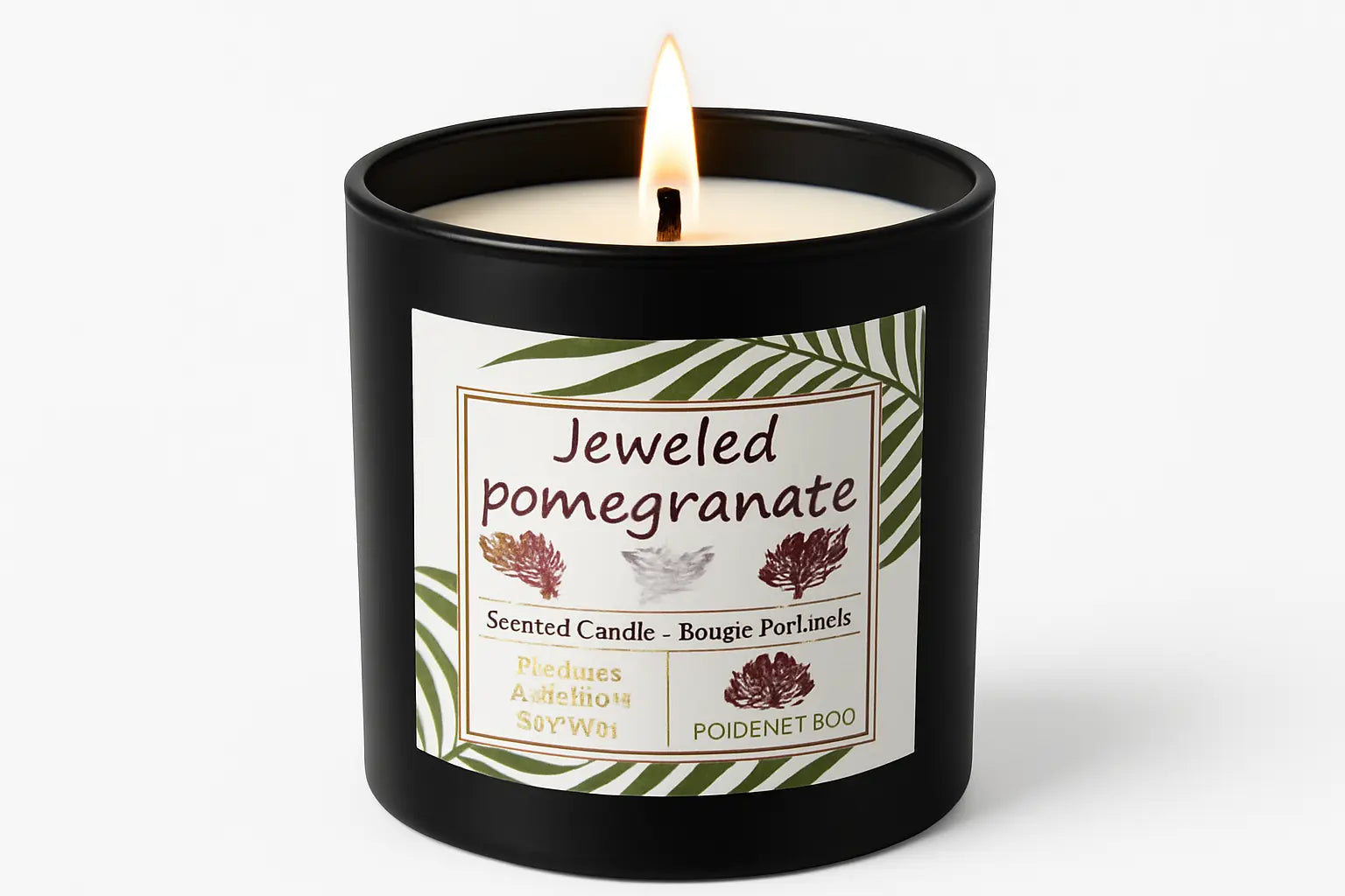 Jewelled pomegranate scented candle 15oz My Store